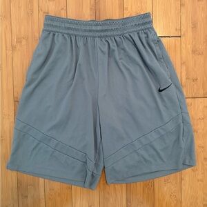 Nike Men's Dri-FIT Icon+ Basketball Shorts Gray Size Large